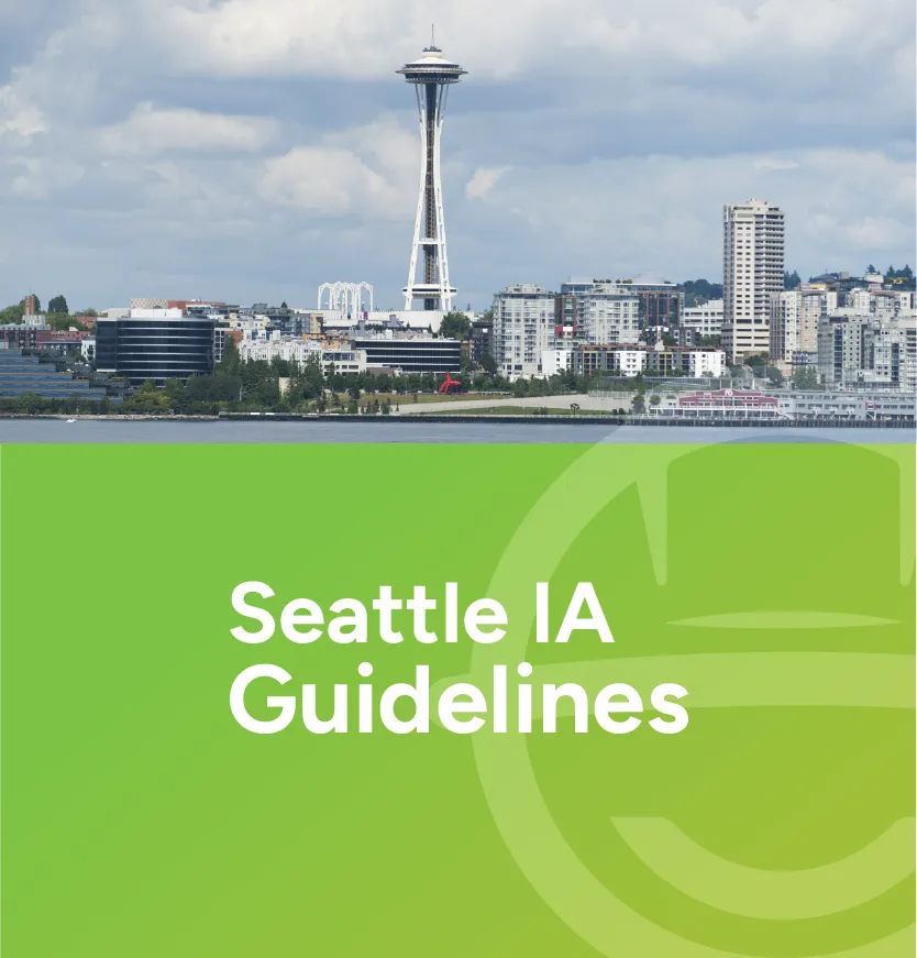 Seattle IA Guidelines